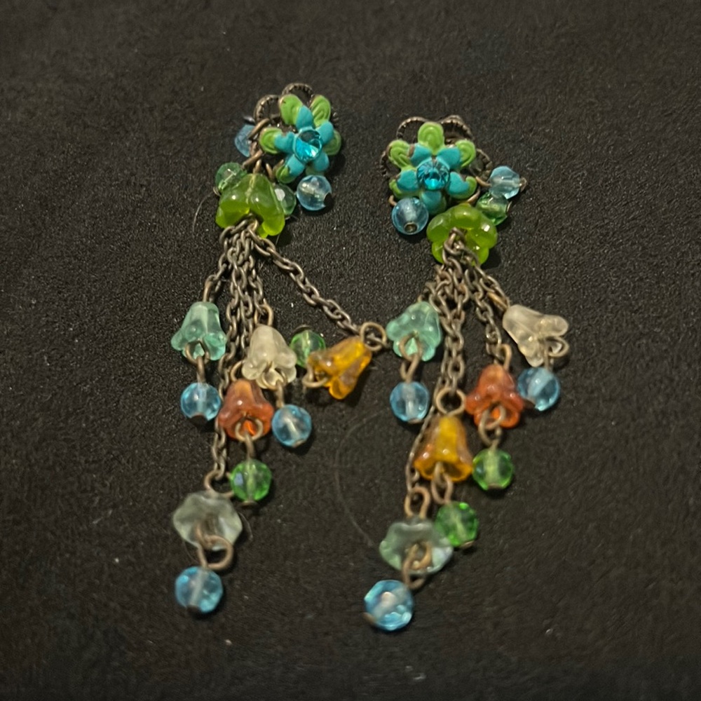 Floral Pierced Earrings
